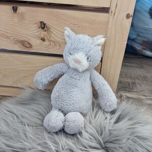 Gray Plush Cat Toy